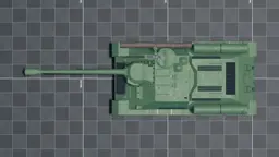 SU-122P, top, in Multicrew Tank Combat