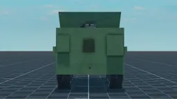 SU-57, back, in Multicrew Tank Combat