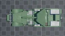 SU-57, top, in Multicrew Tank Combat