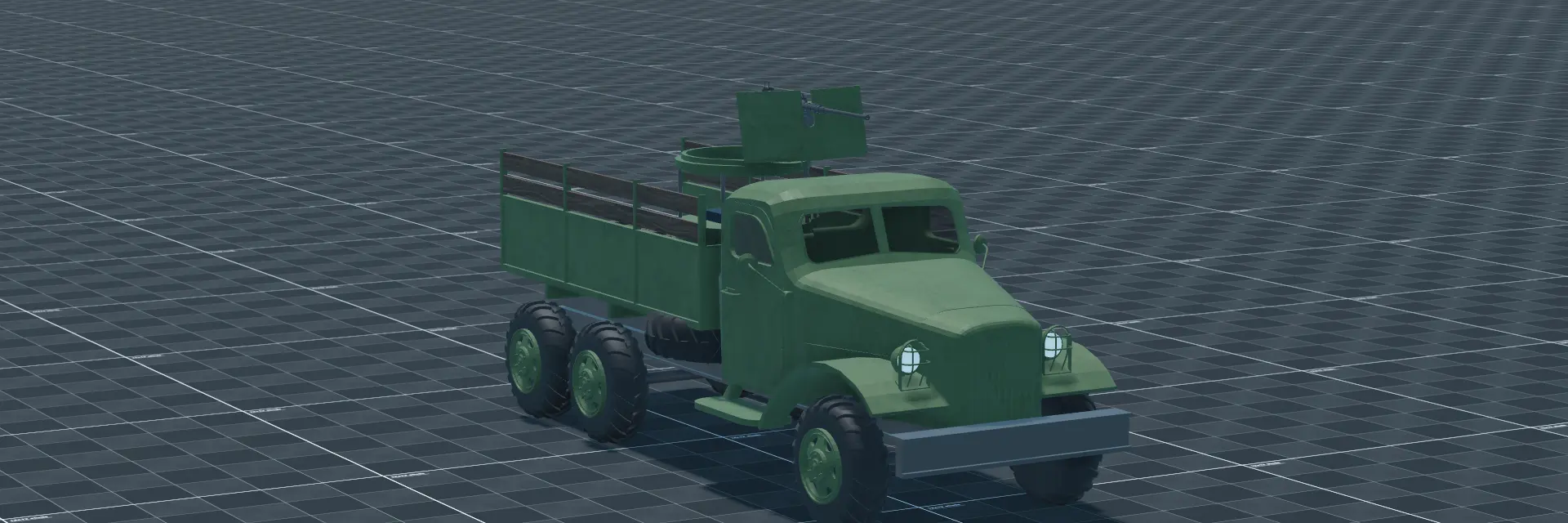 Supply Truck, perspective banner, in Multicrew Tank Combat