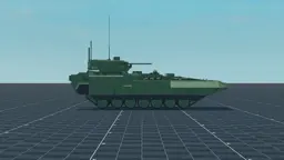 T-15 Armata, right, in Multicrew Tank Combat