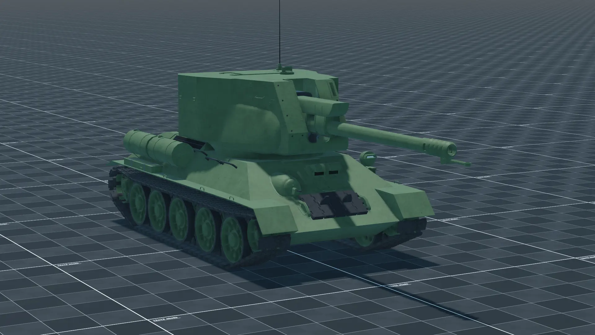 T-34-122, perspective, in Multicrew Tank Combat