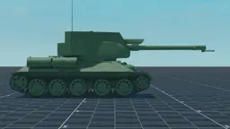 T-34-122, right, in Multicrew Tank Combat