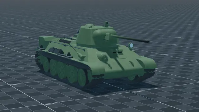 T-34-57, perspective, in Multicrew Tank Combat