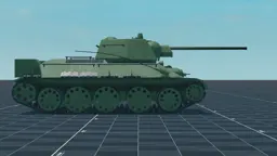 T-34-57, right, in Multicrew Tank Combat