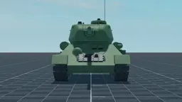 T-34-85, front, in Multicrew Tank Combat