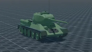T-34-85, perspective, in Multicrew Tank Combat