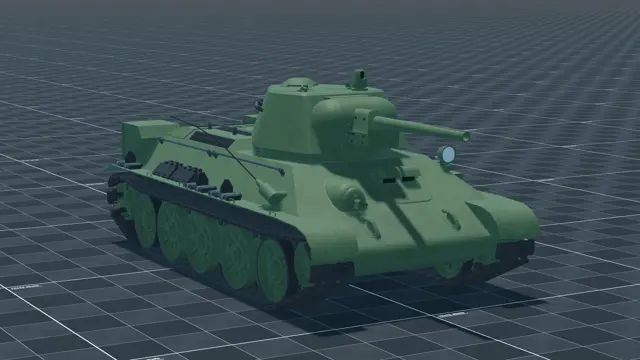 T-34, perspective, in Multicrew Tank Combat
