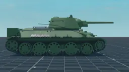 T-34, right, in Multicrew Tank Combat