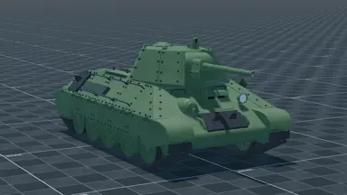 T-34E, perspective, in Multicrew Tank Combat