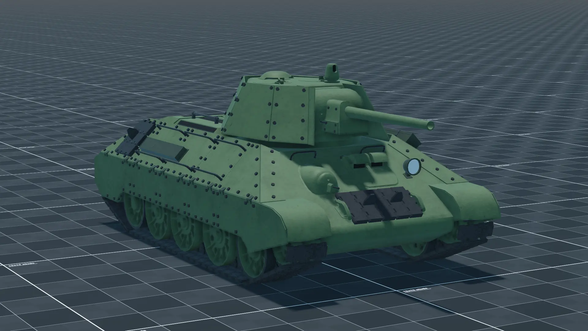 T-34E, perspective, in Multicrew Tank Combat