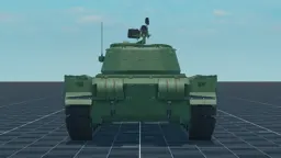 T-44-100, back, in Multicrew Tank Combat