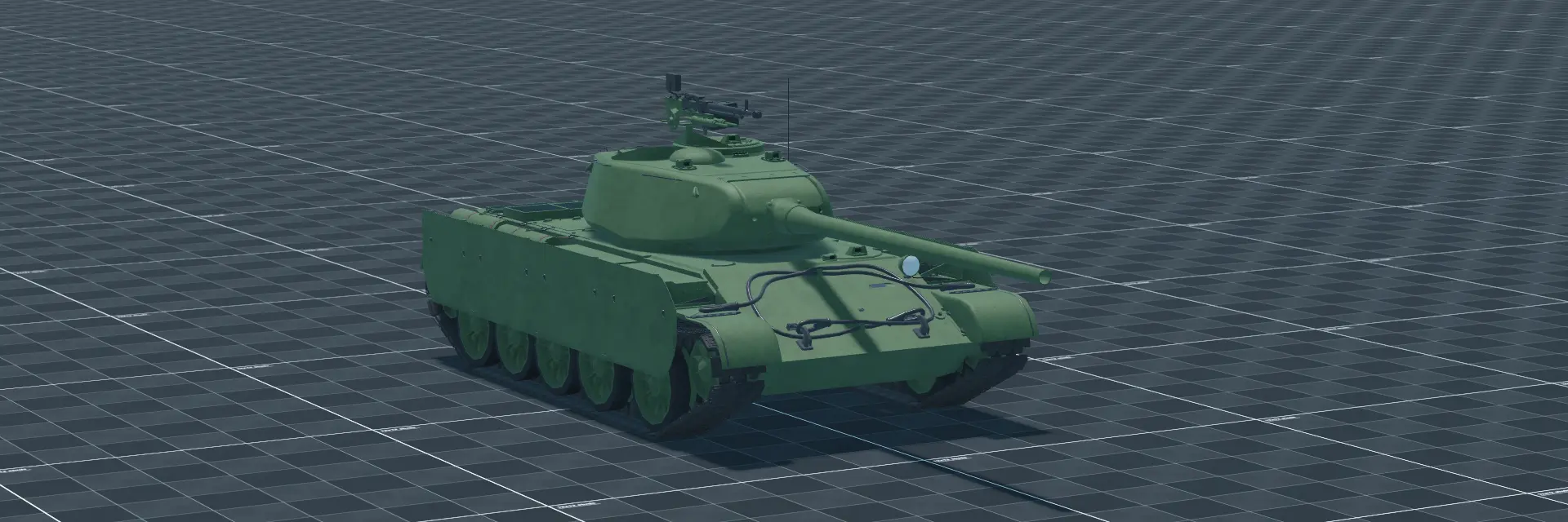 T-44-100, perspective banner, in Multicrew Tank Combat