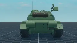 T-54 Obr. 1951, back, in Multicrew Tank Combat