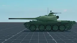 T-54 Obr. 1951, left, in Multicrew Tank Combat