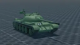 T-54 Obr. 1951, perspective, in Multicrew Tank Combat