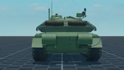 T-54M, back, in Multicrew Tank Combat