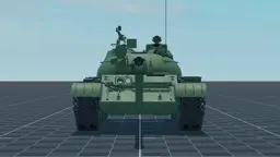 T-55, front, in Multicrew Tank Combat