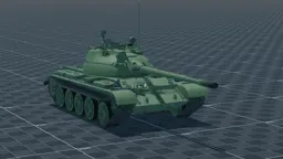 T-55, perspective, in Multicrew Tank Combat