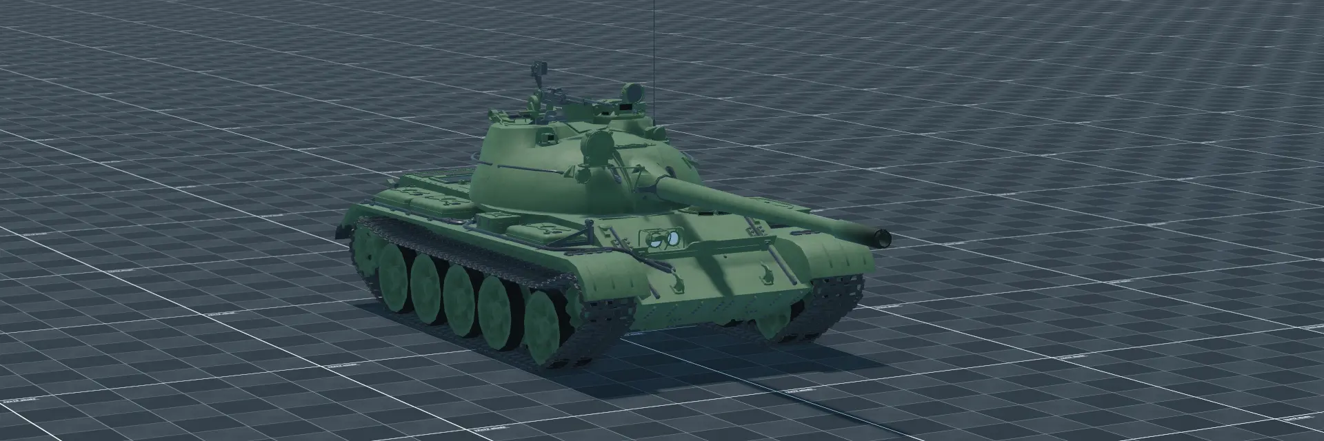 T-55, perspective banner, in Multicrew Tank Combat