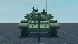 T-55AD-1, front, in Multicrew Tank Combat