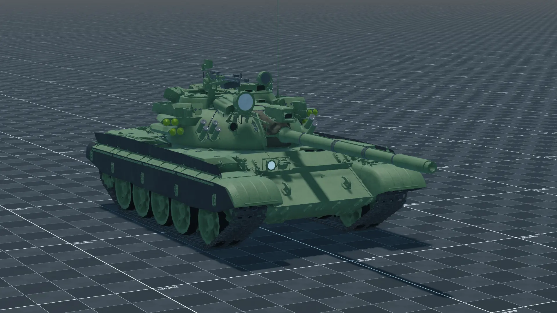 T-55AD-1, perspective, in Multicrew Tank Combat