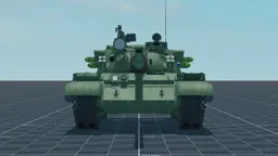T-55AD, front, in Multicrew Tank Combat