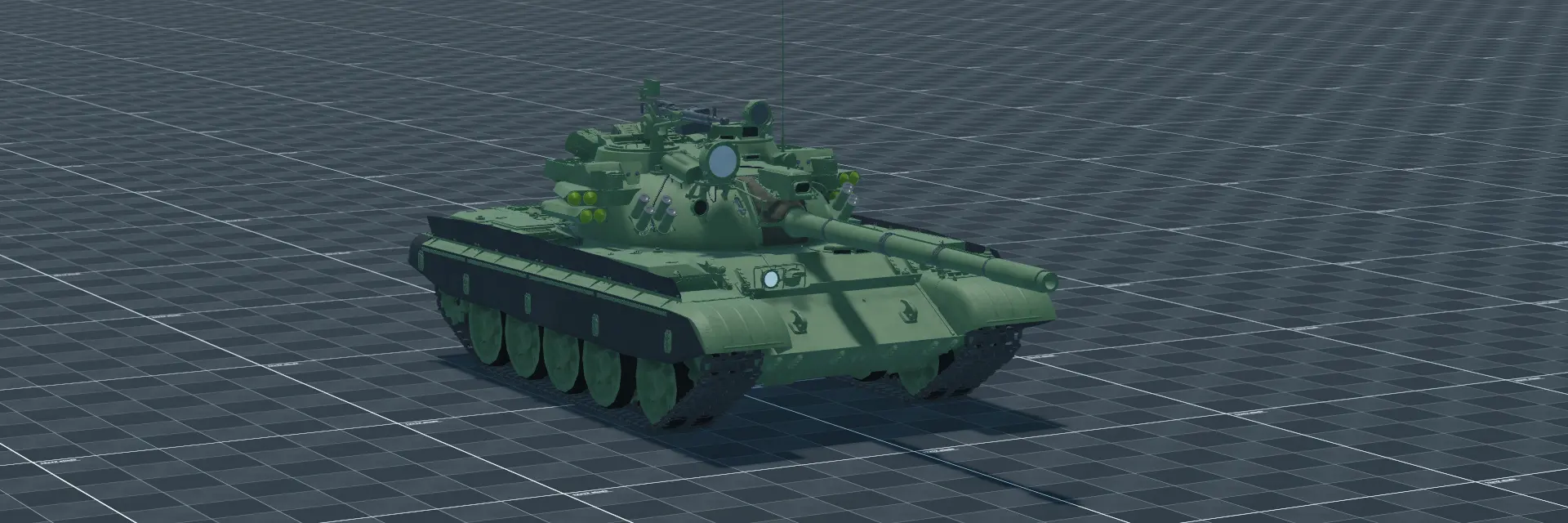 T-55AD, perspective banner, in Multicrew Tank Combat