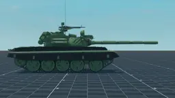 T-55AD, right, in Multicrew Tank Combat