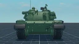 T-55AM-1, back, in Multicrew Tank Combat