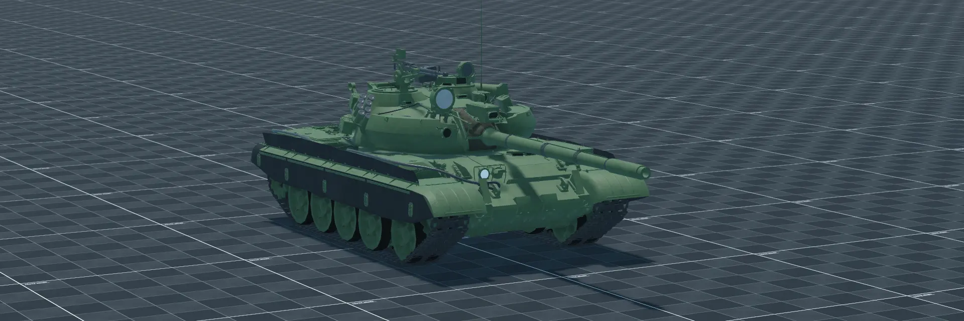 T-55AM-1, perspective banner, in Multicrew Tank Combat