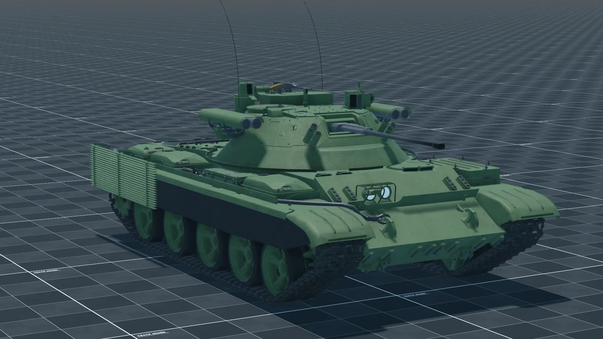 T-62 Berezhok, perspective, in Multicrew Tank Combat