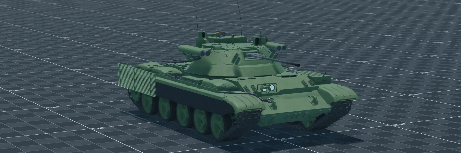 T-62 Berezhok, perspective banner, in Multicrew Tank Combat