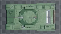 T-62 Berezhok, top, in Multicrew Tank Combat