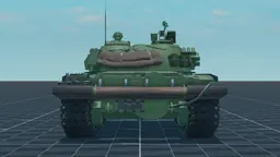 T-62M-1, back, in Multicrew Tank Combat