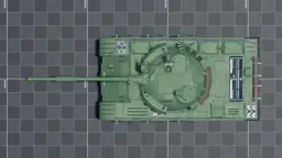 T-62M-1, top, in Multicrew Tank Combat