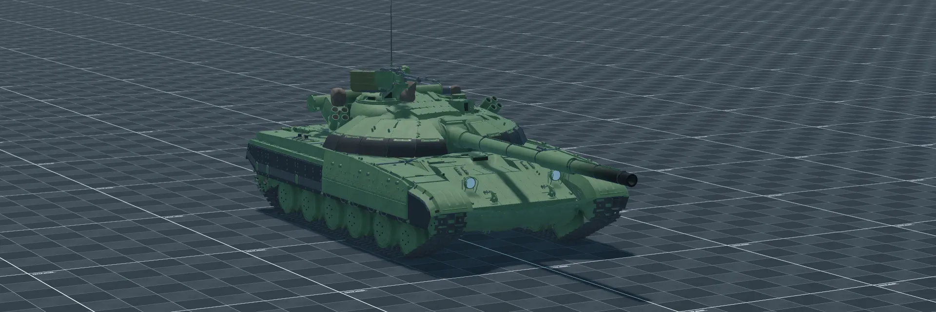 T-64BM "Bulat", perspective banner, in Multicrew Tank Combat