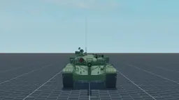 T-72A, front, in Multicrew Tank Combat