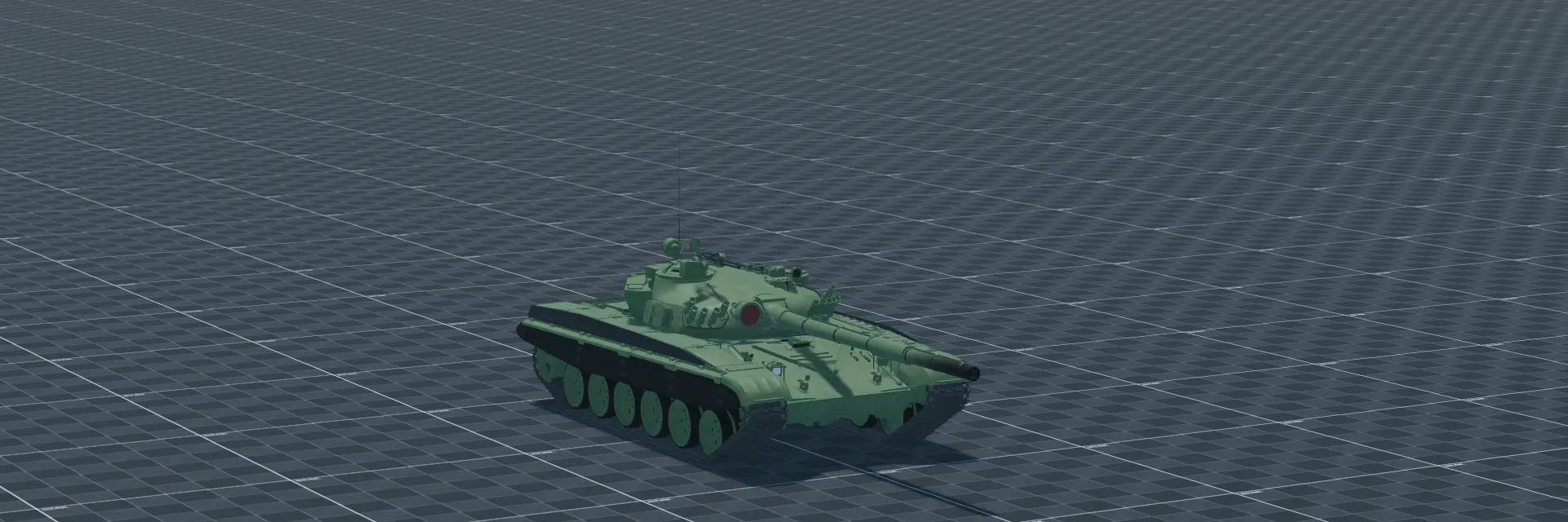 T-72A, perspective banner, in Multicrew Tank Combat