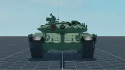 T-72B (1989), front, in Multicrew Tank Combat