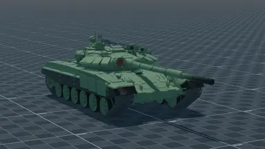 T-72B (1989), perspective, in Multicrew Tank Combat