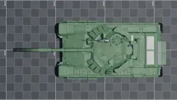 T-72B (1989), top, in Multicrew Tank Combat