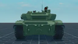 T-72B, back, in Multicrew Tank Combat