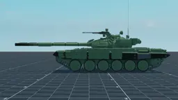 T-72B, left, in Multicrew Tank Combat