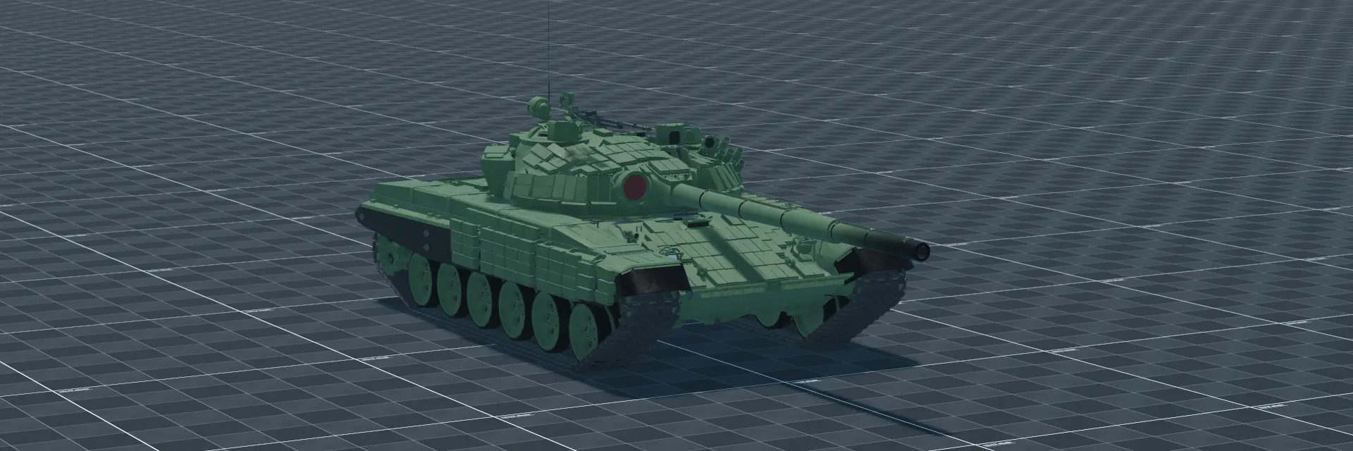 T-72B, perspective banner, in Multicrew Tank Combat