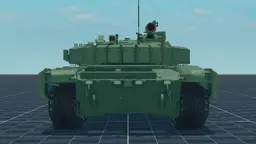 T-72B1 (2022), back, in Multicrew Tank Combat