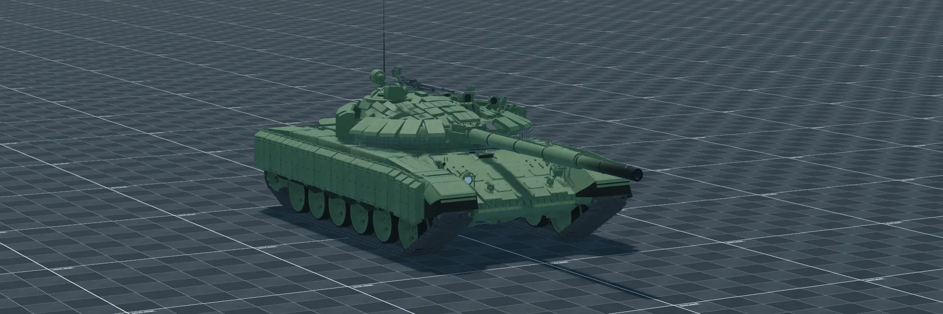 T-72B1 (2022), perspective banner, in Multicrew Tank Combat