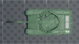 T-72B1 (2022), top, in Multicrew Tank Combat