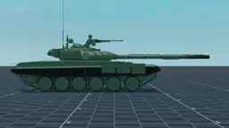 T-72B3, right, in Multicrew Tank Combat