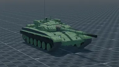 T-72M2E, perspective, in Multicrew Tank Combat